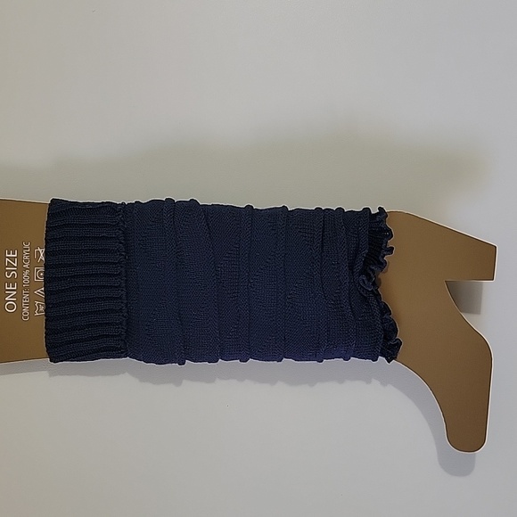 🆕️ Envy Women's Classic Navy Leg Warmers - Picture 3 of 4